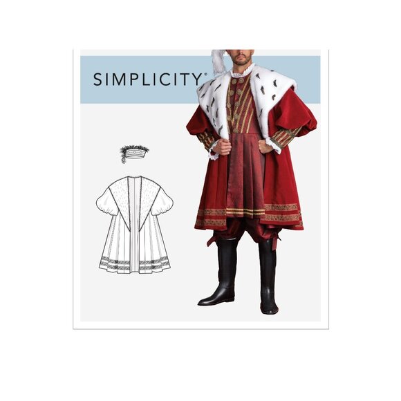 Simplicity Sewing Pattern 9096 Costume Mens Size 34-42 - Picture 1 of 5